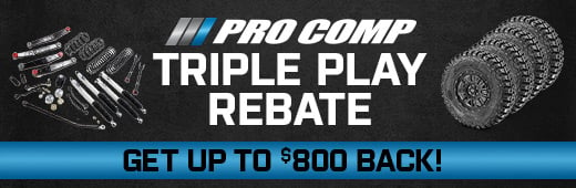 Pro Comp Triple Play Rebate