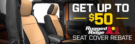 Rugged Ridge Seat Cover Rebate
