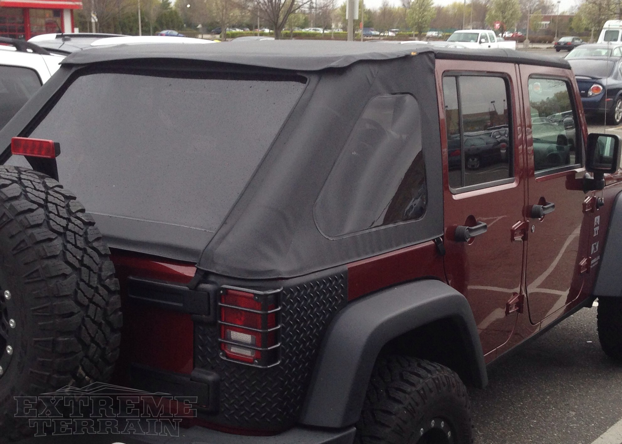 2009 Jeep JK with a Black Soft Top