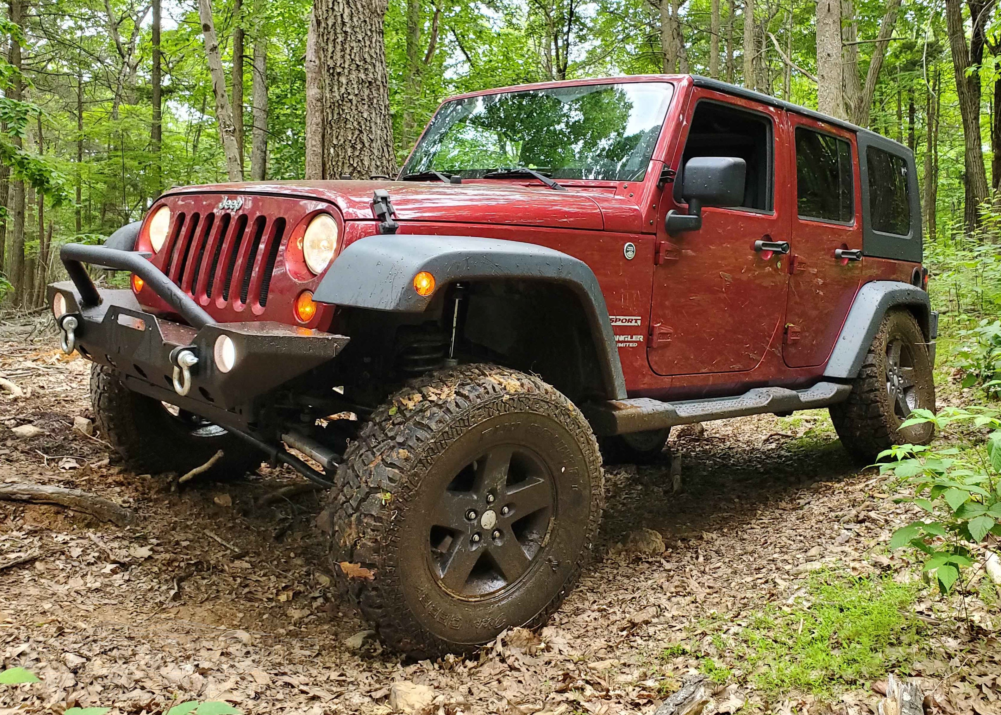 2012 4-Door Wrangler JK on Off-Roading Tires