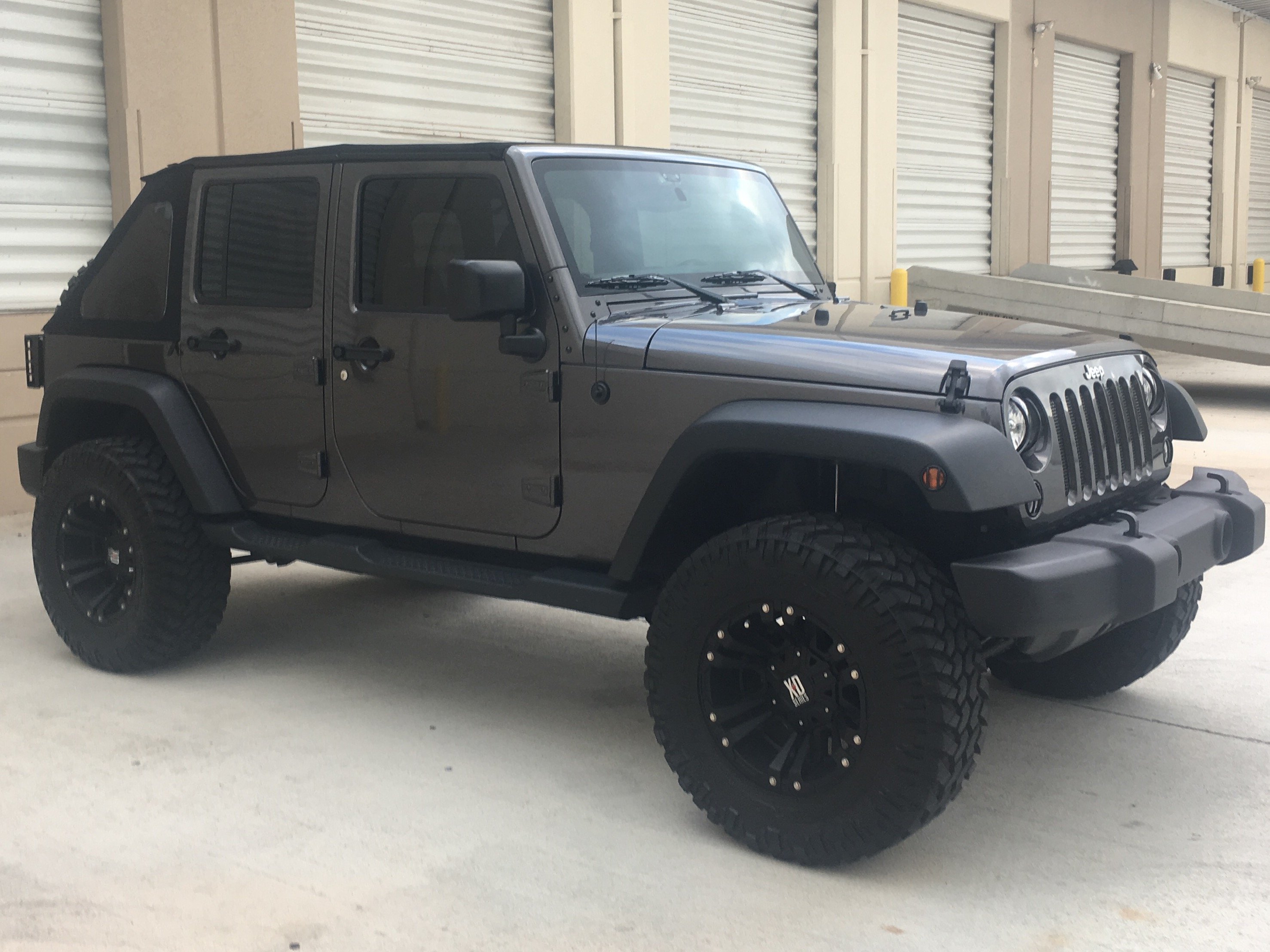 Complete Soft Top on Wrangler Jeep