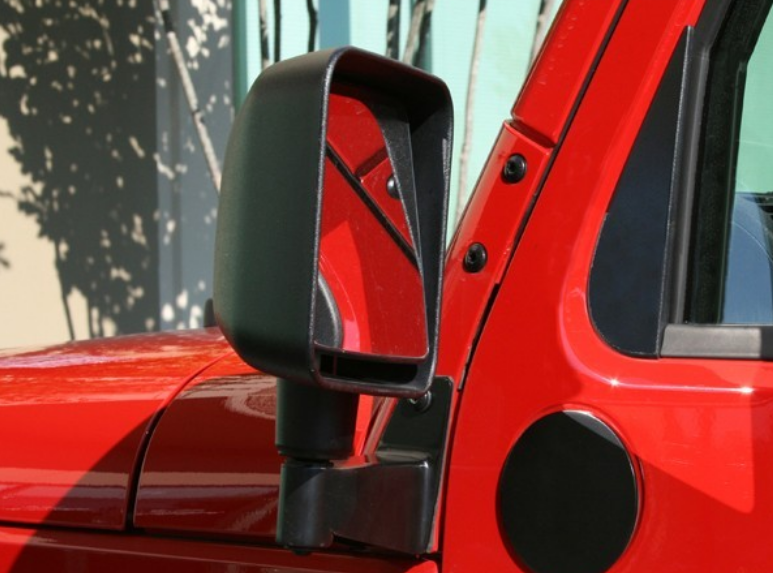 Side Mirrors on a Jeep JK Wrangler
