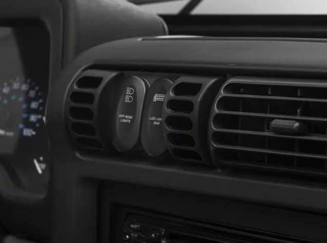 Rugged Ridge A/C Vent Switch Pod (97-06 Jeep Wrangler TJ)