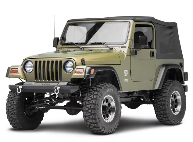 Smittybilt SRC Rock Crawler Classic Front Bumper with D-Rings (87-06 Jeep Wrangler YJ & TJ)