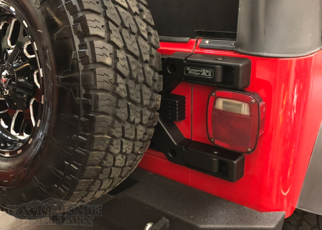 1999 Wrangler with Rugged Ridge Tire Carrier