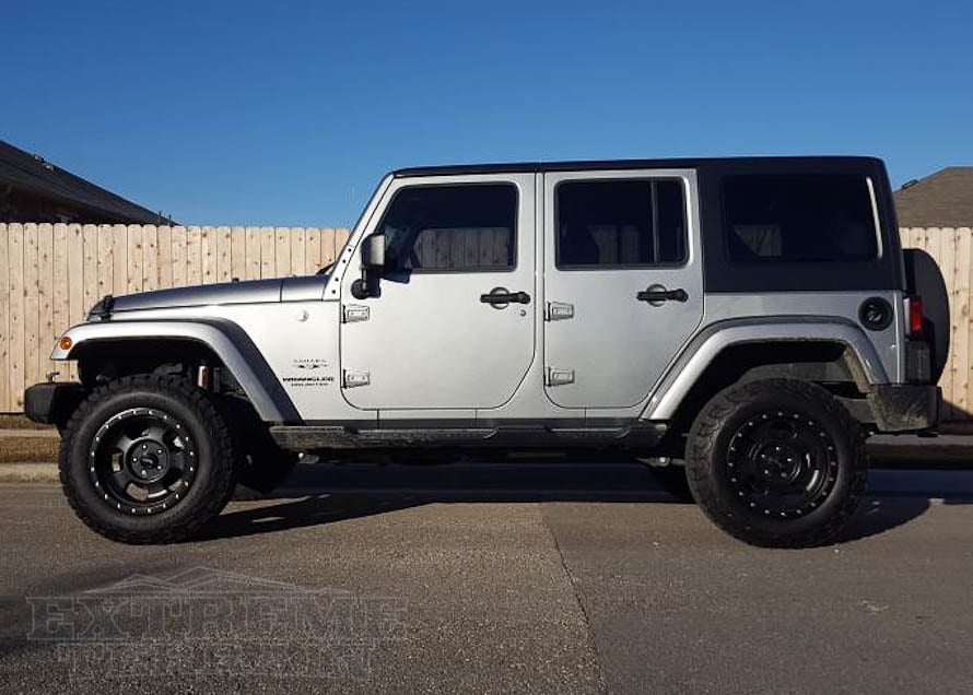 JK Wrangler with a 2.5 Lift Kit