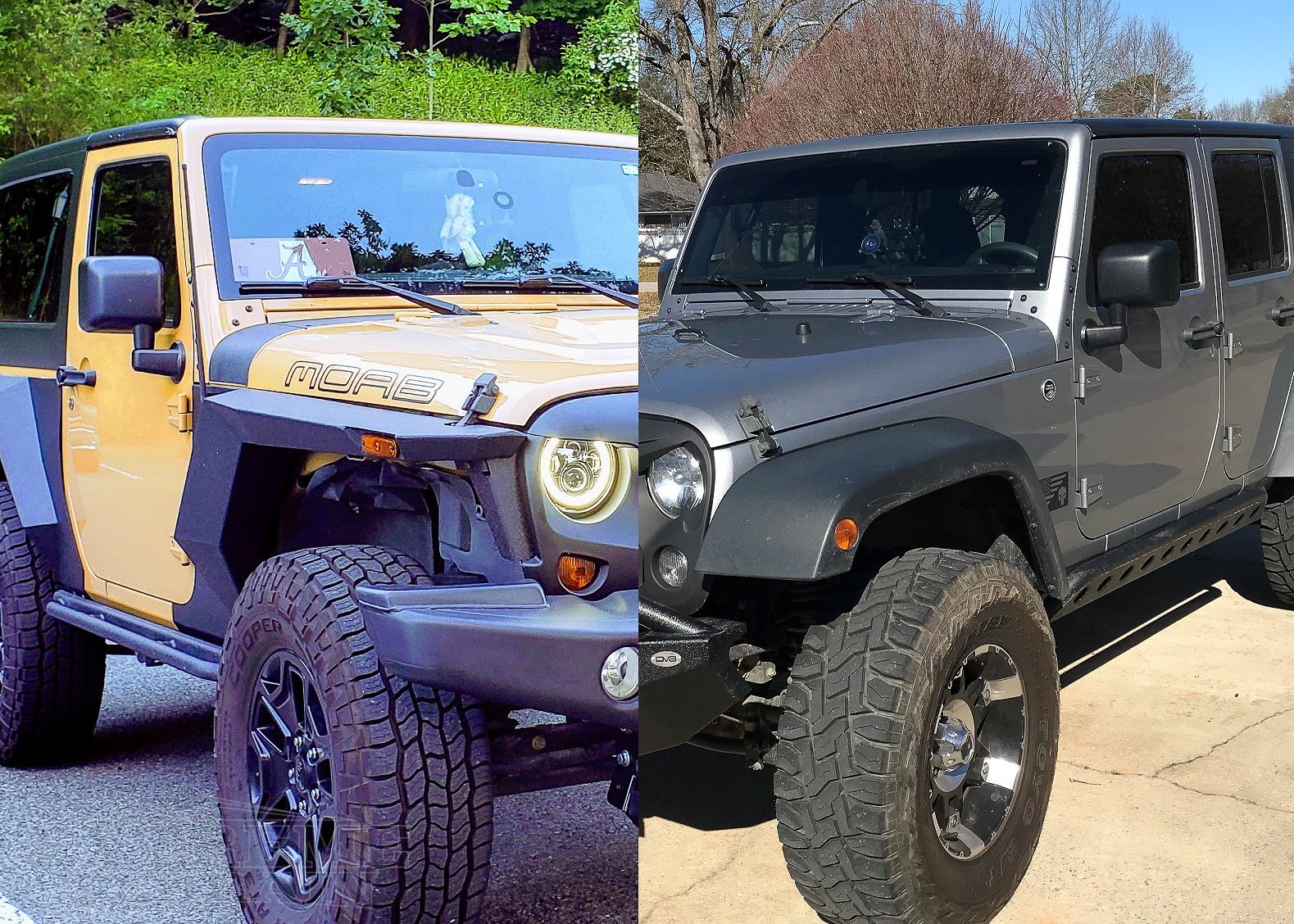 Two Door Vs Four Door Jk Wranglers