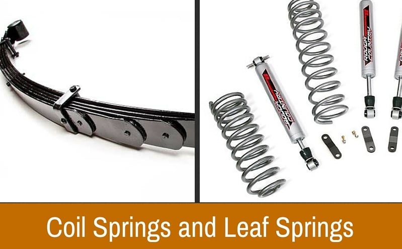 Jeep Leaf Spring and Coil Spring Suspensions