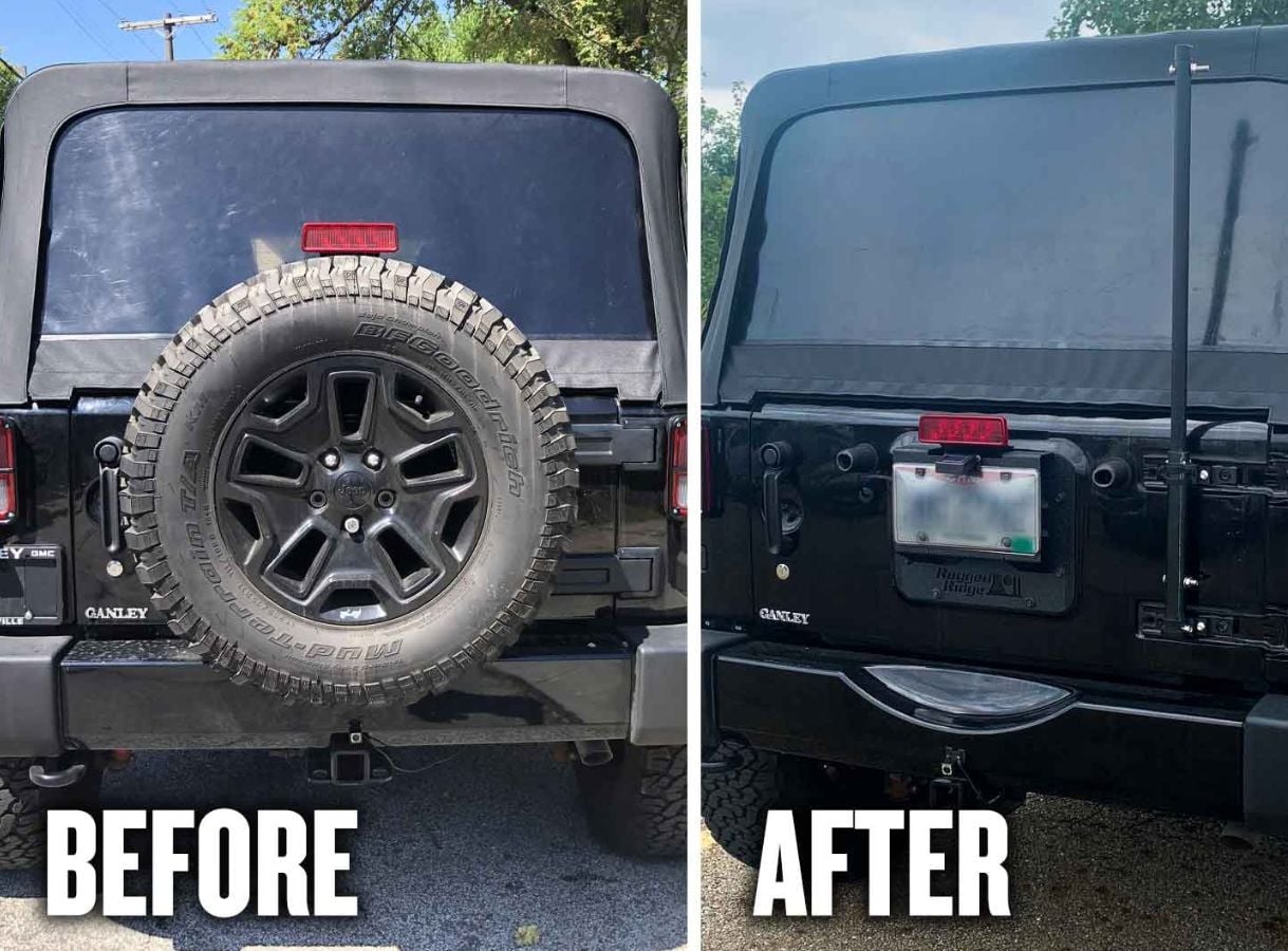 So you Want to Remove your Spare Tire? Tips for Jeep Wrangler 5th Tire Alternatives