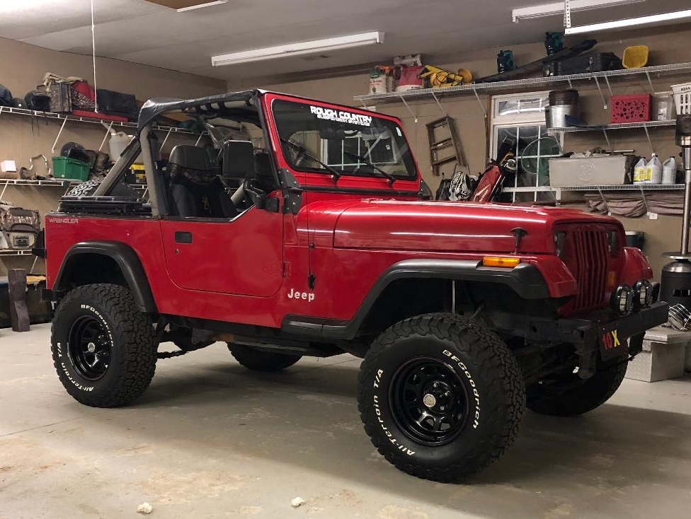 Bestop Trektop NX soft top installed on Jeep Wrangler