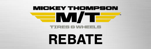 Mickey Thompson Rebate