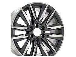 CA91 Gunmetal with Polished Face 6-Lug Wheel; 20x9; 28mm Offset (04-15 Titan)