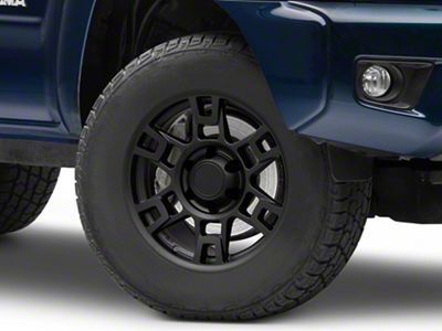 TR1 Matte Black 6-Lug Wheel; 17x9; 0mm Offset (05-15 Tacoma)
