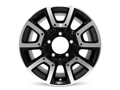 U-Spoke Replica Aluminum Black 5-Lug Wheel; 18x8; 60mm Offset (07-13 Tundra)