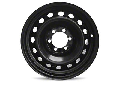 Hole Replica Steel Black 6-Lug Wheel; 17x7; 14mm Offset (10-24 4Runner)