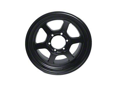 P37 Black 6-Lug Wheel; 17x8.5; -10mm Offset (24-25 Tacoma)