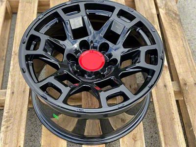 TR5 Gloss Black 6-Lug Wheel; 17x9; 0mm Offset (24-25 Tacoma)
