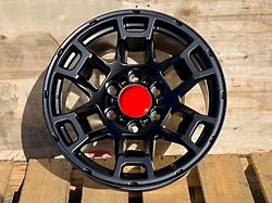 TR5 Matte Black 6-Lug Wheel; 17x9; 0mm Offset (24-25 Tacoma)