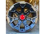 TR8 Matte Black 6-Lug Wheel; 17x9; -12mm Offset (24-26 Tacoma)