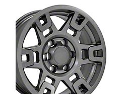 TY16B Satin Graphite 6-Lug Wheel; 17x7; 4mm Offset (24-26 Tacoma)