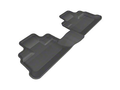 3D MAXpider KAGU Series All-Weather Custom Fit Rear Floor Liner; Black (07-13 Jeep Wrangler JK 4-Door)