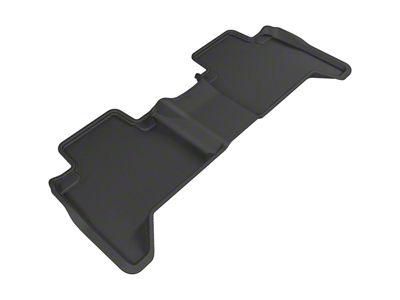 3D MAXpider KAGU Series All-Weather Custom Fit Rear Floor Liners; Black (16-23 Tacoma Double Cab)
