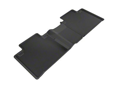 3D MAXpider KAGU Series All-Weather Custom Fit Rear Floor Liners; Black (16-23 Tacoma Access Cab w/o 2nd Row Seats)