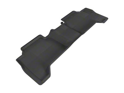 3D MAXpider KAGU Series All-Weather Custom Fit Rear Floor Liners; Gray (05-15 Tacoma Double Cab)