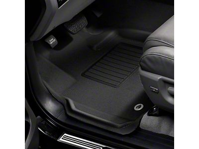 3D MAXpider KAGU Series All-Weather Custom Fit Front and Rear Floor Liners; Black (22-25 Tundra CrewMax)