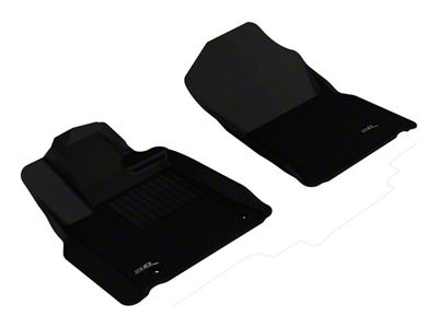 3D MAXpider KAGU Series All-Weather Custom Fit Front Floor Liners; Black (12-21 Tundra)