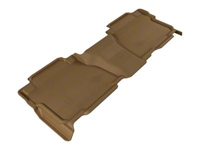 3D MAXpider KAGU Series All-Weather Custom Fit Rear Floor Liners; Tan (07-13 Tundra CrewMax)
