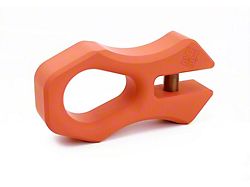 Synthetic Rope Winch Shackle; Orange