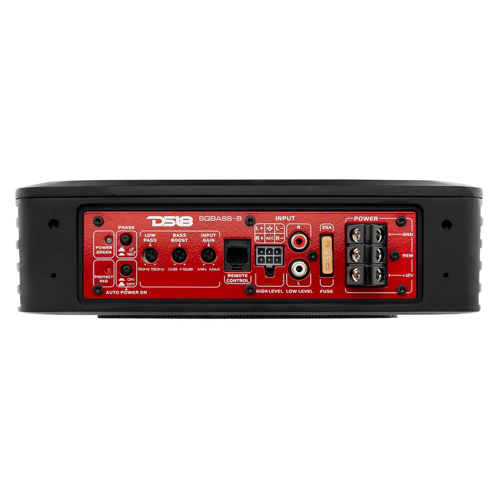 DS18 Jeep Wrangler 8-Inch Underseat Amplified Subwoofer; 800 Watts