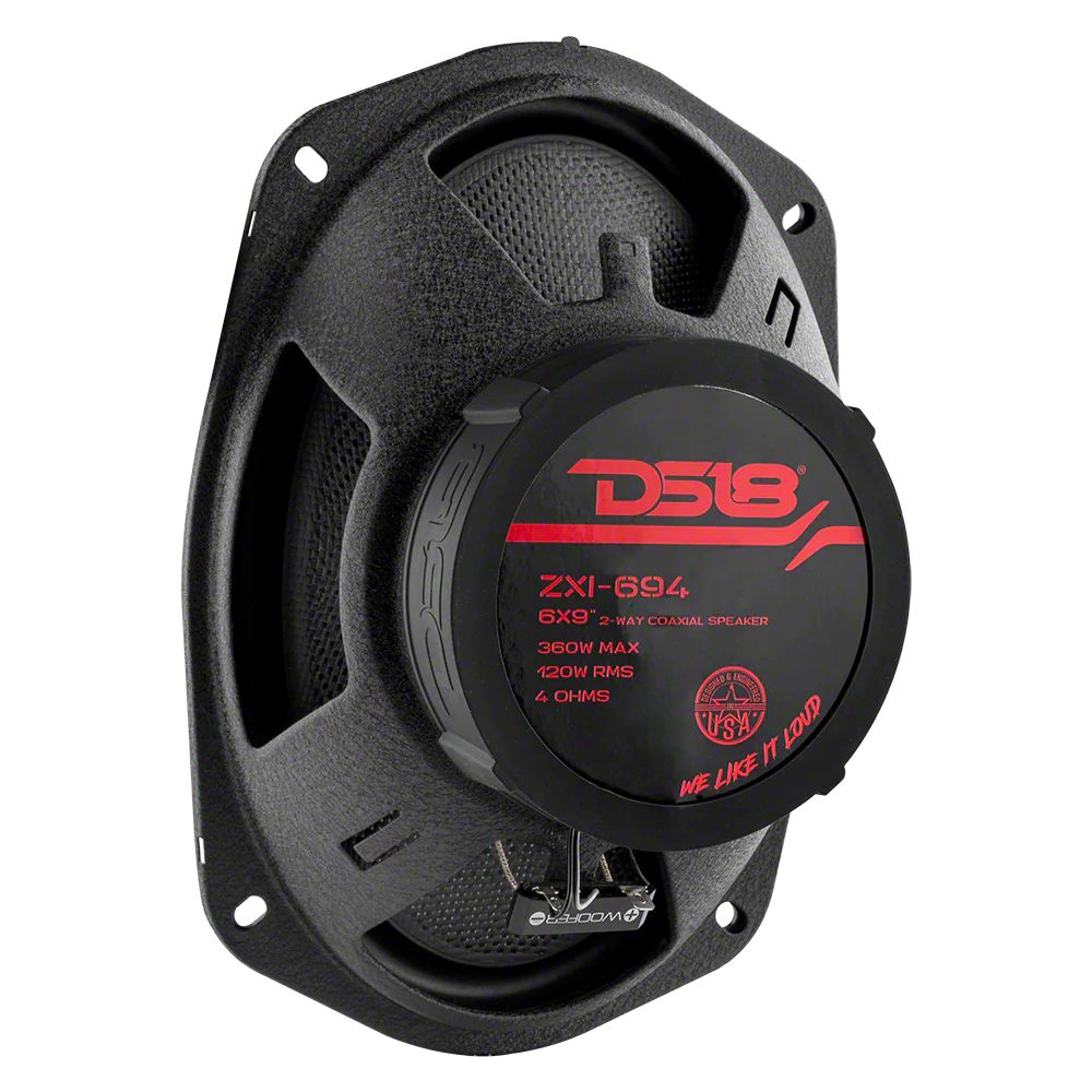 DS18 Titan ZXI 6x9-Inch 2-Way Coaxial Speakers with Kevlar Cone