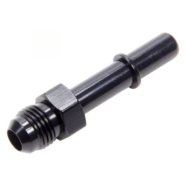 Titan XD Male EFI Adapter; -6AN to 3/8-Inch; Black - Free Shipping