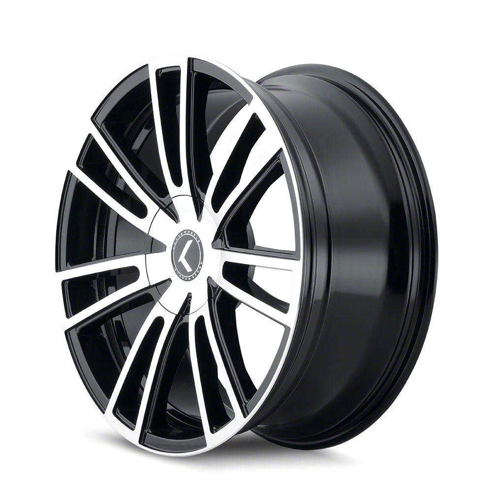 完璧わいふによる Kraze 20x8 Wheel; Machined Black Gloss Spectra Wrangler Jeep 模型製作用品