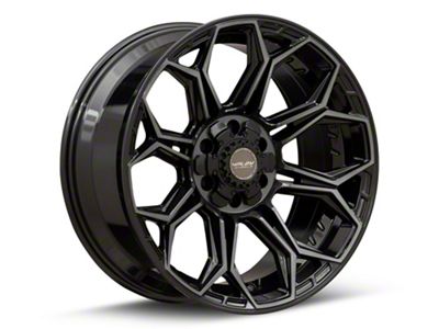 4Play 4P83 Brushed Black 6-Lug Wheel; 20x9; 0mm Offset (04-15 Titan)