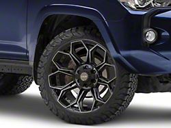 4Play 4P83 Brushed Black 6-Lug Wheel; 22x9; 12mm Offset (10-24 4Runner)