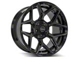 4Play 4P06 Gloss Black with Brushed Face 6-Lug Wheel; 20x10; -18mm Offset (24-25 Tacoma)