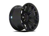 4Play 4P83 Gloss Black 6-Lug Wheel; 22x9; 12mm Offset (25-26 4Runner)