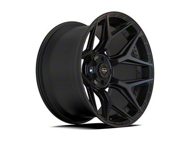 4Play 4P06 Satin Black 6-Lug Wheel; 22x12; -44mm Offset (10-24 4Runner)