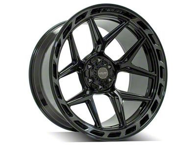 4Play 4P55 Brushed Black 6-Lug Wheel; 20x10; -18mm Offset (03-09 4Runner)