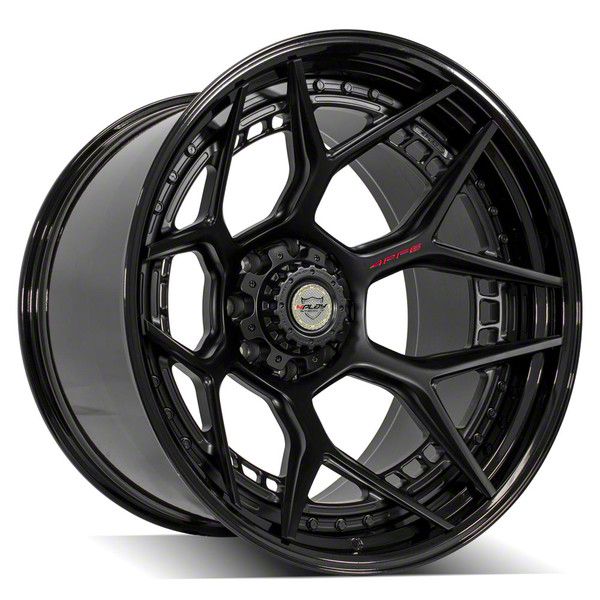 4Play Toyota 4-Runner Forged Series 4PF6 Matte Black Center with Gloss ...