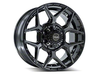 4Play 4P06 Brushed Black 6-Lug Wheel; 20x9; 0mm Offset (22-25 Bronco Raptor)