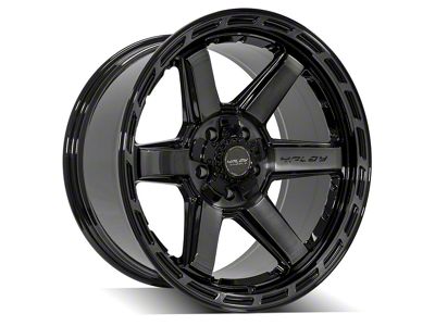 4Play 4P63 Brushed Black Wheel; 20x10; -18mm Offset (20-25 Jeep Gladiator JT)
