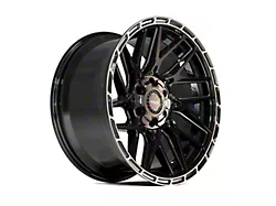 4Play Sport2.0 4PS28 Brushed Black Wheel; 20x9; -6mm Offset (99-04 Jeep Grand Cherokee WJ)