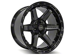 4Play 4P63 Brushed Black Wheel; 20x10; -18mm Offset (18-25 Jeep Wrangler JL)