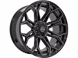 4Play 4P83 Brushed Black Wheel; 20x10; -18mm Offset (18-25 Jeep Wrangler JL)