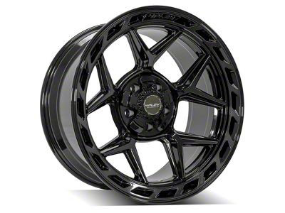 4Play 4P55 Brushed Black Wheel; 20x10; -18mm Offset (07-18 Jeep Wrangler JK)
