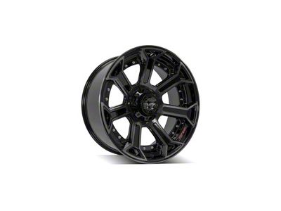 4Play 4P70 Brushed Black Wheel; 22x10; -24mm Offset (07-18 Jeep Wrangler JK)